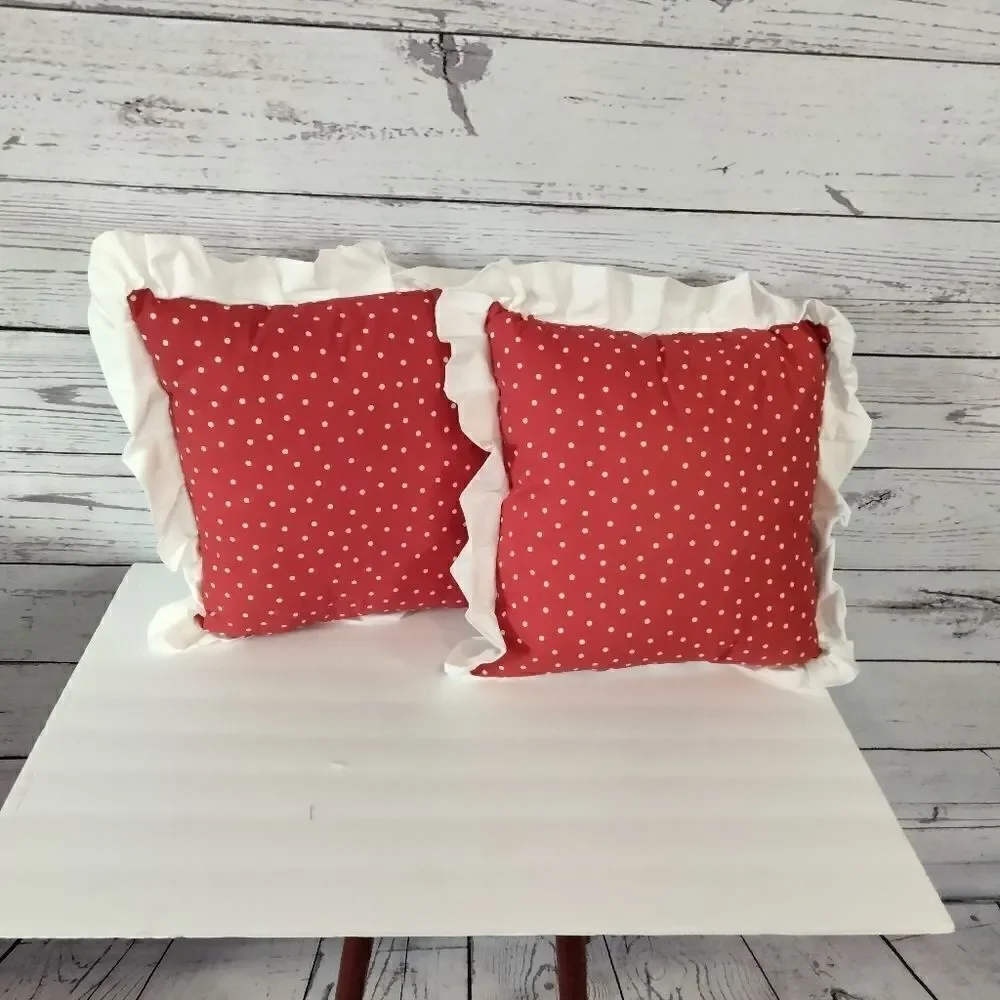 Never used. ( my mom) homemade pillows